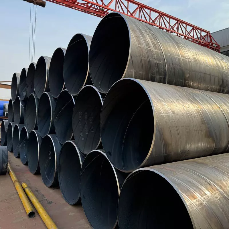 Zwarte spiraalgelaste buis