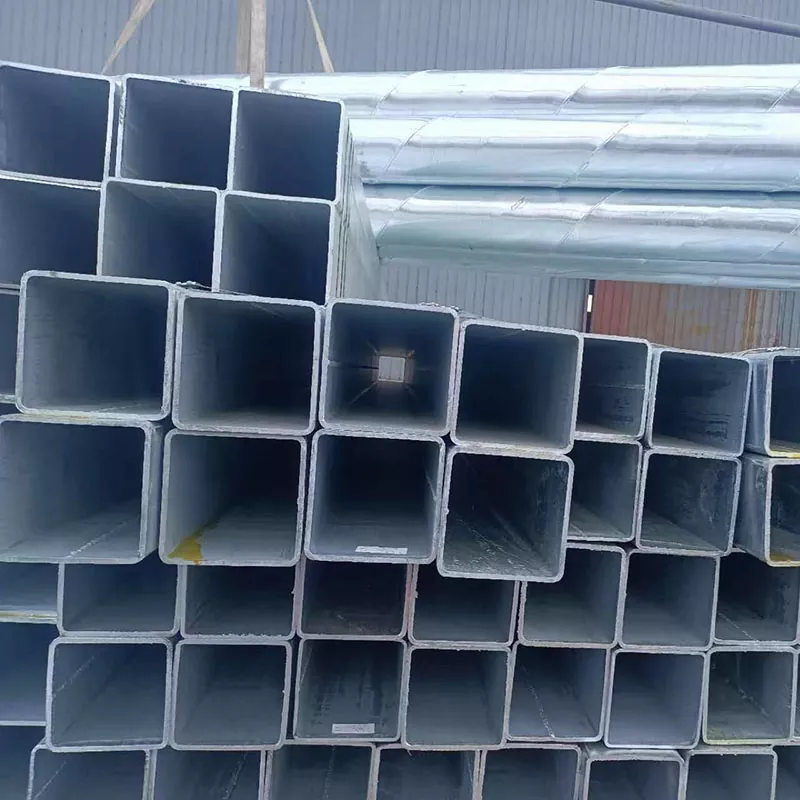 Klein kaliber zwarte rechthoekige buis