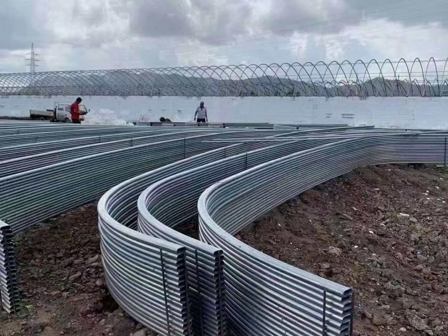 Dunwandige gegalvaniseerde elliptische buis